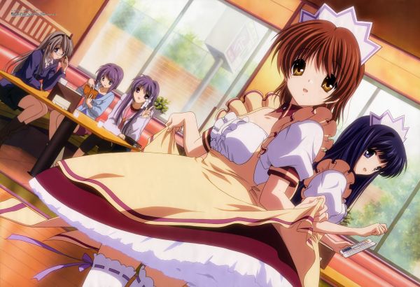 Konachan.com_-_45013_clannad_fujibayashi_kyou_fujibayashi_ryou_furukawa_nagisa_sakagami_tomoyo_waitress.jpg
