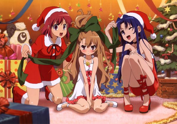 Konachan.com_-_46133_aisaka_taiga_christmas_kawashima_ami_kushieda_minori_loli_santa_hat_toradora.jpg