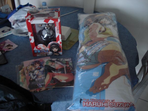 Ah oui, la figurine c'est Haruhi en goth loli
