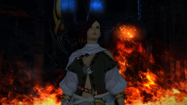 Teri et son costume de barde